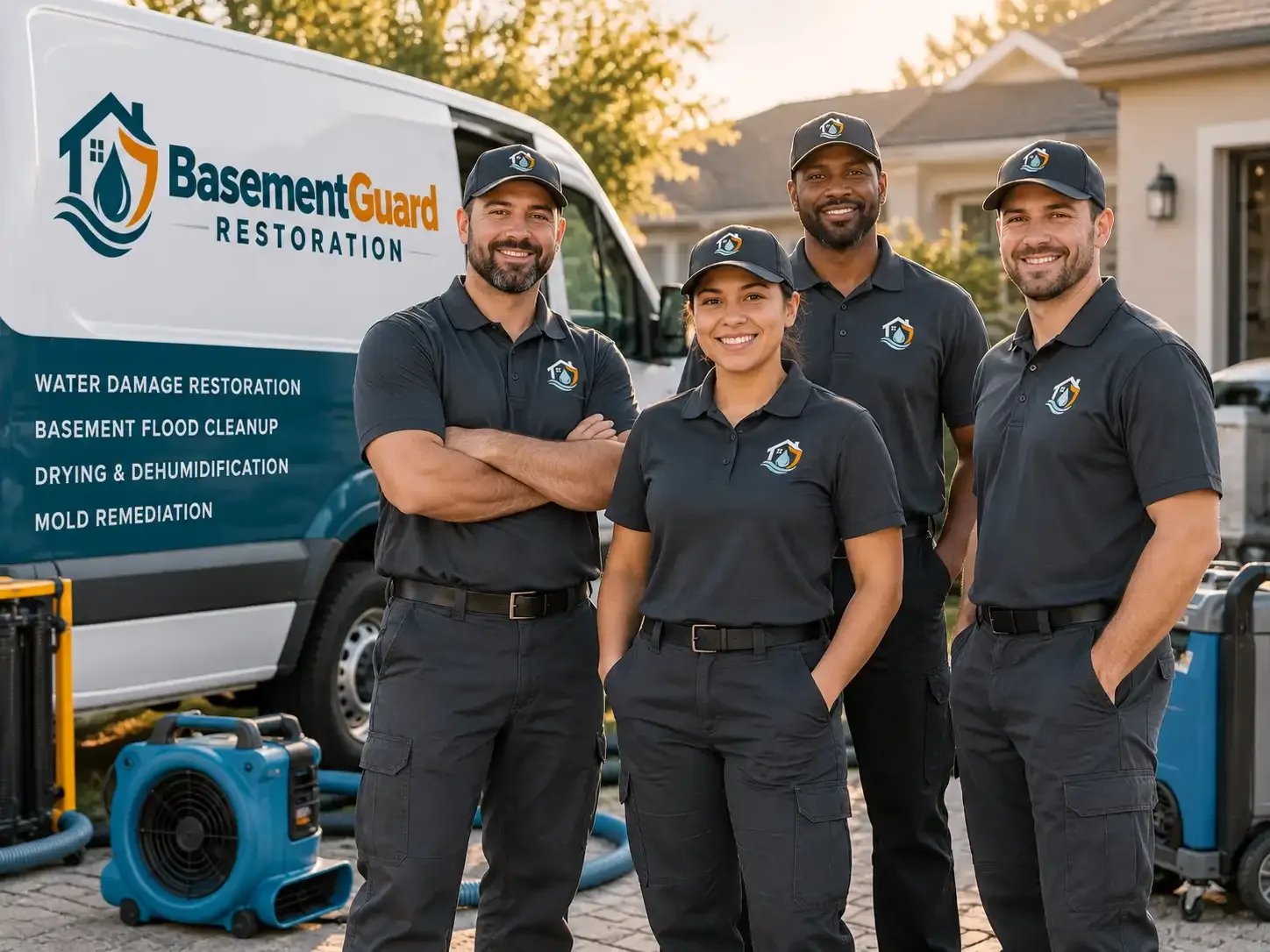 Basement Water Damage Restoration company in Lookeba, OK